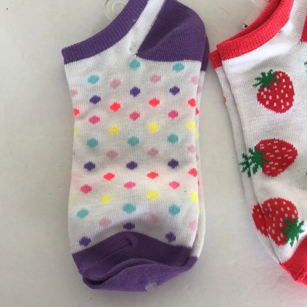 WEST LOOP SET OF TWO PATTERNED ANKLE SOCKS NWT